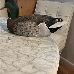 Lifelike Brown and Green Duck Decoy for Bird Lovers